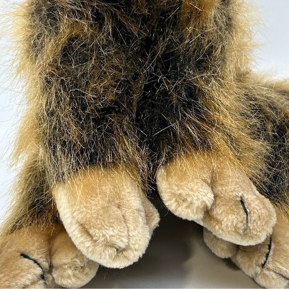 Monkey 10” Plush Realistic Brown Ape Chimp Ty 1998 Cha Cha Stuffed Animal Toy - Picture 3 of 10